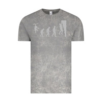 Cloud Rock funny rock climbing evolution Vintage Tee - linhVisuals