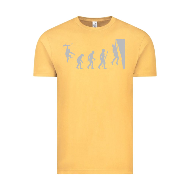 Funny Rock Climbing Evolution Vintage Tee by linhVisuals | Teevron
