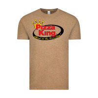 Vintage Coffee Pizza King Cowboy Vintage Tee - linhVisuals