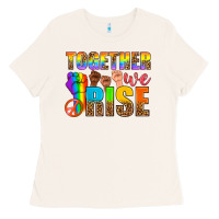 Bone Western LGBTQ+ Together We Rise Ladies Tee - BundleAndBundleShop