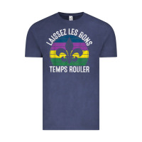 Vintage Denim laissez les bons temps rouler gift mardi gras masquerade t shirt Vintage Tee - linhVisuals