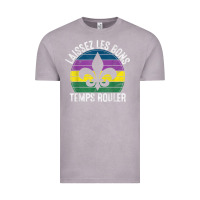 Vintage Zinc laissez les bons temps rouler gift mardi gras masquerade t shirt Vintage Tee - linhVisuals