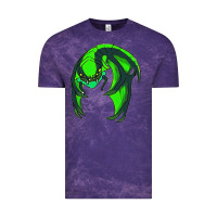 Cloud Purple viper Vintage Tee - linhVisuals