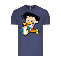 Vintage Denim bobby on his bike   bobbys world Vintage Tee - linhVisuals