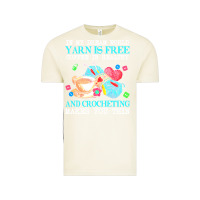 Vintage Arctic yarn t  shirt in my dream world yarn is free, coffee is healthy and cr Vintage Tee - linhVisuals