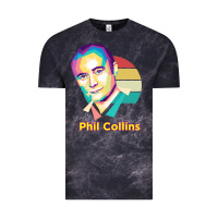 Cloud Black wpap phil collins rock Vintage Tee - linhVisuals