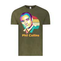 Vintage Olive wpap phil collins rock Vintage Tee - linhVisuals