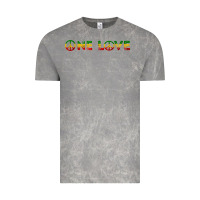 Cloud Rock one love rasta reggae music rastafarian lover jamaica peace t shirt Vintage Tee - linhVisuals