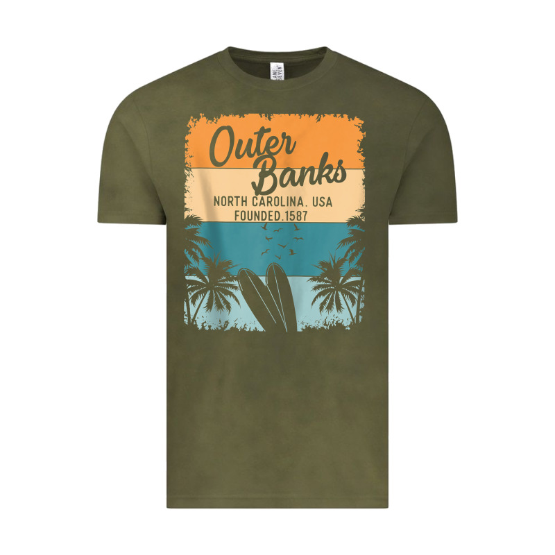 Outer Banks Shirts Men Women Kids Obx North Carolina Nc Gift Zip Hoodi Vintage Tee by linhVisuals | Teevron