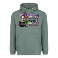 Sage Hocus i Mean Pocus Heavyweight Hoodie - CowhideDigitalArt