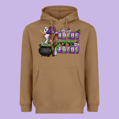 Hocus I Mean Pocus Heavyweight Hoodie Designed By Cowhidedigitalart