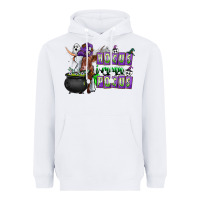 White Hocus i Mean Pocus Heavyweight Hoodie - CowhideDigitalArt