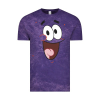 Cloud Purple sponge.bob squa.re.pants patrick face portrait Vintage Tee - linhVisuals