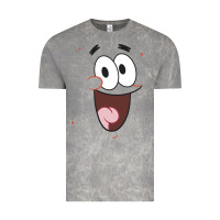 Cloud Rock sponge.bob squa.re.pants patrick face portrait Vintage Tee - linhVisuals