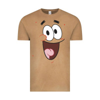 Vintage Camel sponge.bob squa.re.pants patrick face portrait Vintage Tee - linhVisuals