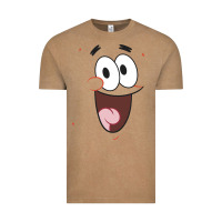 Vintage Coffee sponge.bob squa.re.pants patrick face portrait Vintage Tee - linhVisuals