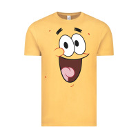 Vintage Mustard sponge.bob squa.re.pants patrick face portrait Vintage Tee - linhVisuals