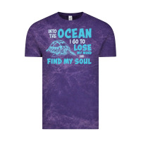 Cloud Purple into the ocean i go to find my soul Vintage Tee - linhVisuals