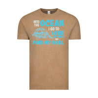 Vintage Coffee into the ocean i go to find my soul Vintage Tee - linhVisuals