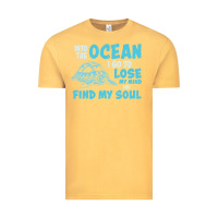Vintage Mustard into the ocean i go to find my soul Vintage Tee - linhVisuals