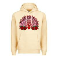 Pina Colada valentines day rainbow with roses Premium Hoodie - RanaPortraitStore