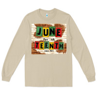 Mushroom juneteenth free ish since 1865 Long Sleeve Tee - TumblerDesignByShophia