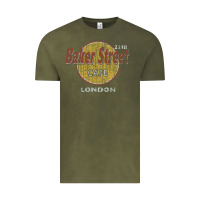 Baker Street Cafe 221b London   Sherlock Holmes Fans Vintage Tee | Teevron