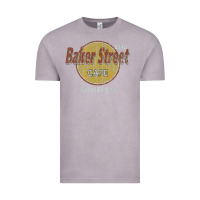 Vintage Zinc baker street cafe 221b london   sherlock holmes fans Vintage Tee - linhVisuals