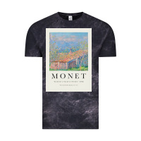 Cloud Black Claude Monet 1888 Vintage Tee - linhVisuals