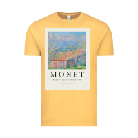 Vintage Mustard Claude Monet 1888 Vintage Tee - linhVisuals