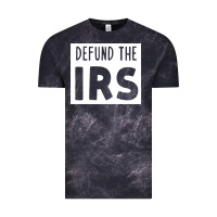 Cloud Black defund the irs Vintage Tee - linhVisuals