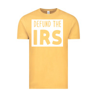 Vintage Mustard defund the irs Vintage Tee - linhVisuals