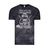 Mess With My Wife And They Vintage Tee | Teevron