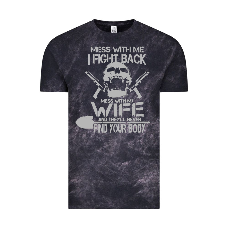 Mess With My Wife And They Vintage Tee by linhVisuals | Teevron