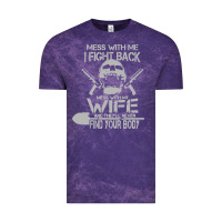 Cloud Purple mess with my wife and they Vintage Tee - linhVisuals