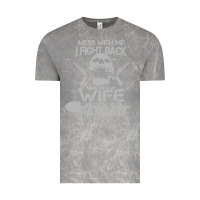 Cloud Rock mess with my wife and they Vintage Tee - linhVisuals
