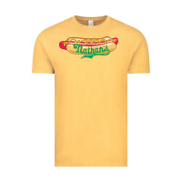 Vintage Mustard resto, nathan's Vintage Tee - linhVisuals