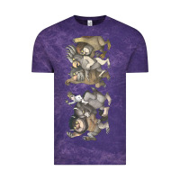 Cloud Purple where the wild things are Vintage Tee - linhVisuals