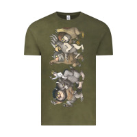 Vintage Olive where the wild things are Vintage Tee - linhVisuals