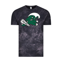 Cloud Black tulane green wave Vintage Tee - linhVisuals
