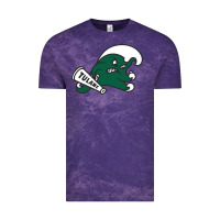 Cloud Purple tulane green wave Vintage Tee - linhVisuals