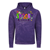Cloud Purple Halloween Spooky Mama Vintage Hoodie - texasbilliewilder