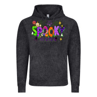 Vintage Black Halloween Spooky Mama Vintage Hoodie - texasbilliewilder