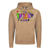 Vintage Coffee Halloween Spooky Mama Vintage Hoodie - texasbilliewilder