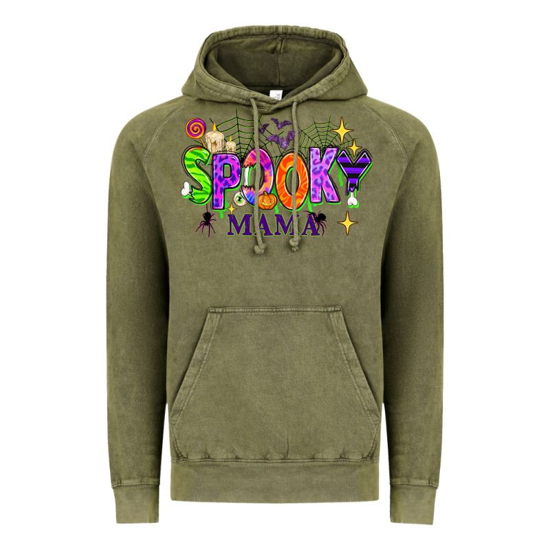 Halloween Spooky Mama Vintage Hoodie by texasbilliewilder | Teevron
