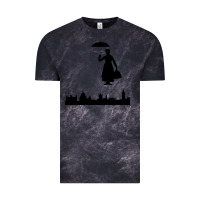 Cloud Black marry poppins Vintage Tee - linhVisuals