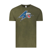 Vintage Olive unc asheville bulldogs Vintage Tee - linhVisuals