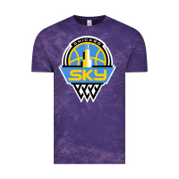 Cloud Purple chicago women sport Vintage Tee - linhVisuals