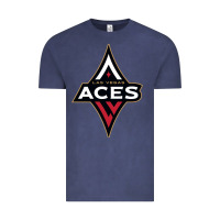 Vintage Denim the aces, la women sport Vintage Tee - linhVisuals