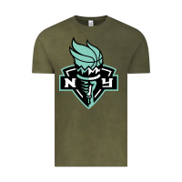Vintage Olive new york women sport Vintage Tee - linhVisuals